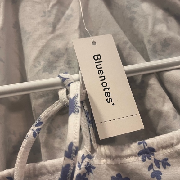 Blue notes square neck crop top - Picture 4 of 4